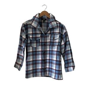 📣Forever 21 Girls Plaid Button Up Flannel Shirt Like New sz 11/12